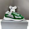Genuine Leather Men's Green Shoes Low Top Lace-Up Women's Sport Sneakers Painted Leather Upgraded Breathable Dropshipping