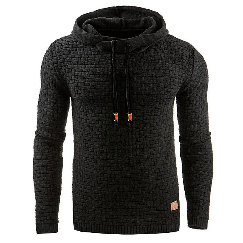 Men's Oversized Zip-Up Hoodie - Warm Casual Sweatshirt