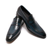 Wedding Loafers Dress Genuine Leather Shoes for Men Blue Colour New Style