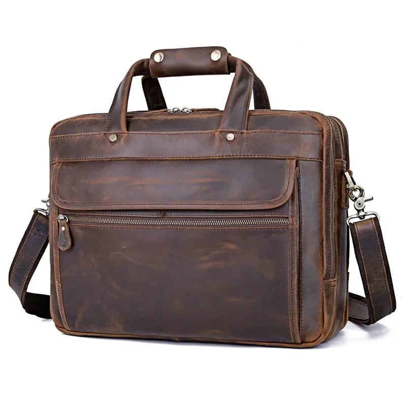 Men's Top-layer Cowhide Casual Crossbody Bag New Genuine Leather Small Shoulder Bag Compact Outdoor Bag Wholesale