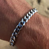 Brandless Unisex Cuban Chain Bracelet - Stainless Steel 3mm 5mm 7mm Width Options For Men Women