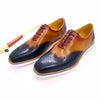 Super High Quality Mix Color Men Oxford Casual Shoes Genuine Leather Light Weight EVA Flat Sole Formal Dress Shoes for Business