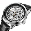Pagani Design 1638 Mens Mechanical Watch Genuine Leather Strap Waterproof Skeleton Luxury Watch Relojes Hombre