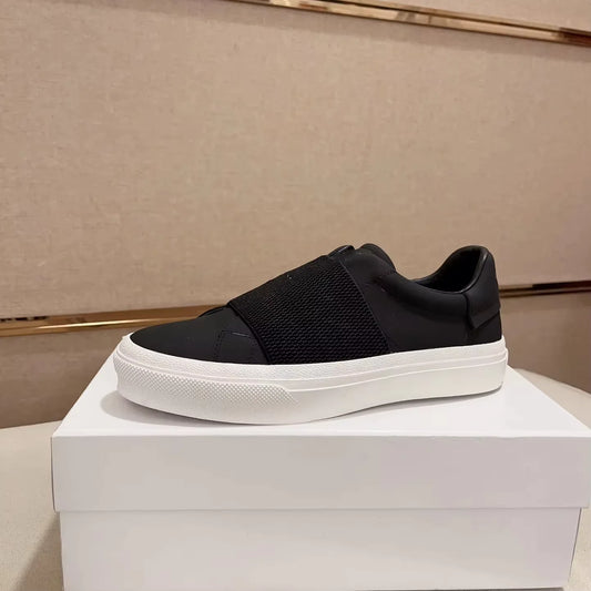 Top Quality Men White Luxury Shoes Brand Walking Style Genuine Leather Designer Sneakers for Men