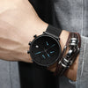 Men's Waterproof Minimalist Watch with Slim Mesh Strap