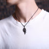 Dragon Flame Stainless Steel Pendant Necklace for Men
