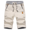 DIMUSI Men's Casual Cargo Shorts - Breathable Summer Beach Shorts with Elastic Waist