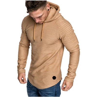 Men's Slim Fit Hooded Sweatshirt - Casual Sportswear Hoodie