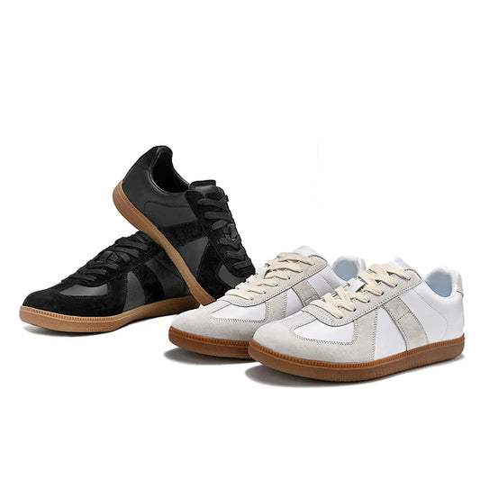 Maden Unisex German Trainer Casual Walking Shoes Vintage Sneakers Men Women Leather Sneakers Male Retro Sneakers