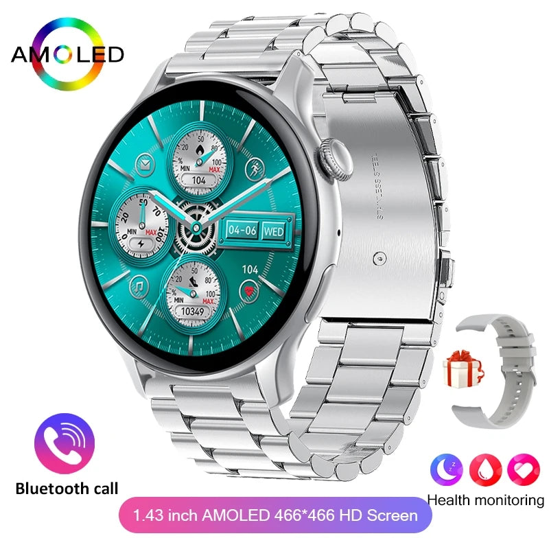 Women's AMOLED Smart Watch with NFC & Bluetooth Call - 1.46" HD Display