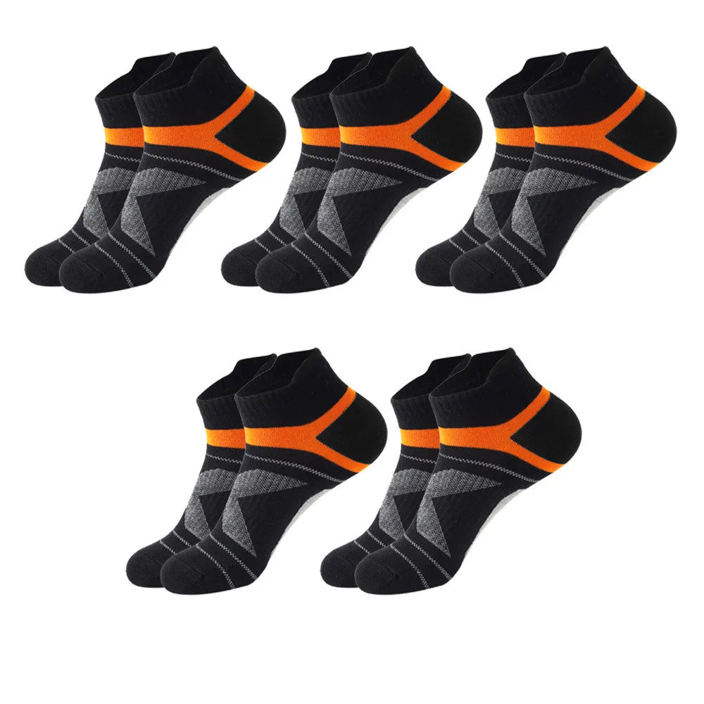 Men's Performance Athletic Socks - Cushioned Running & Sports Socks