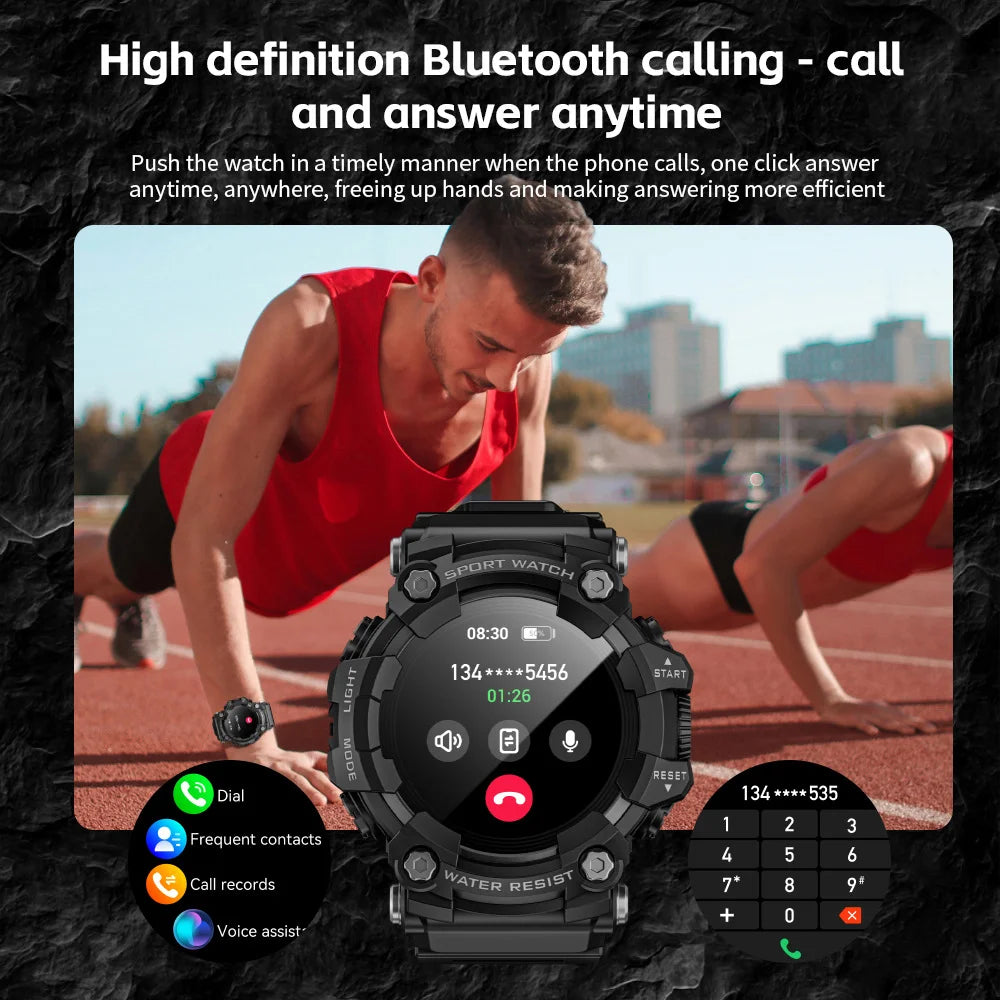 LOKMAT ATTACK GT Smartwatch - 1.32" HD Bluetooth Call Sports Watch with Fitness Tracker