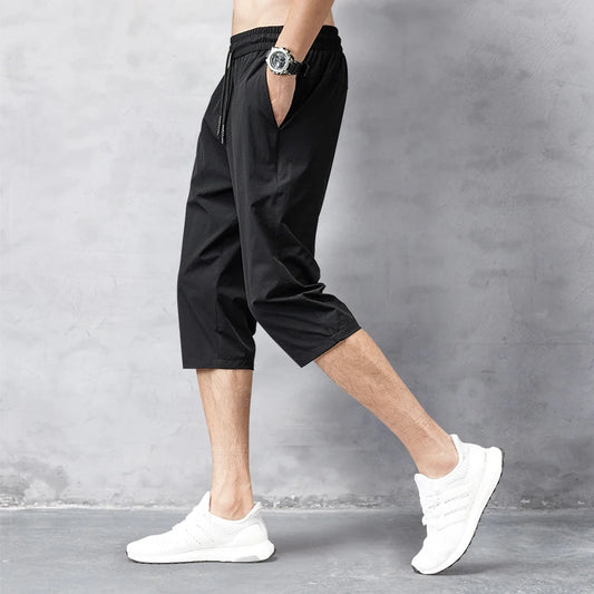 Men's Ice-Feel Breathable Stretch Shorts - Summer Casual Trousers