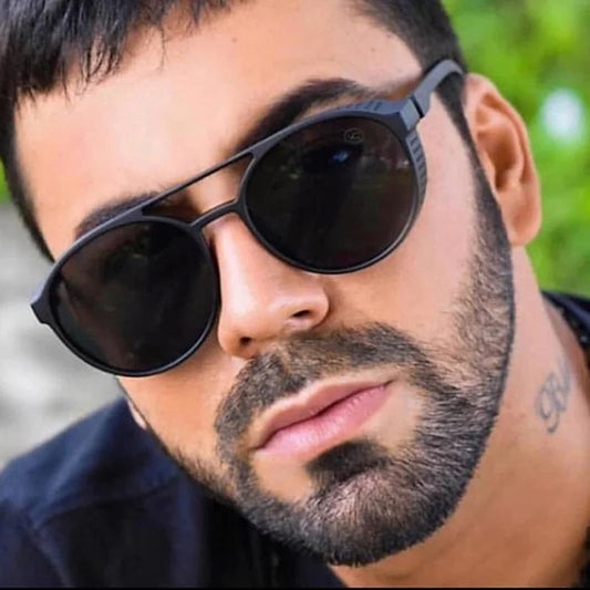 Vintage Round Sunglasses - Classic Small Frame UV400 Protection