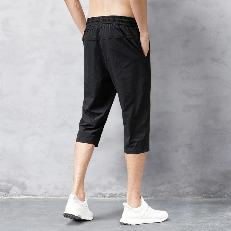 Men's Ice-Feel Breathable Stretch Shorts - Summer Casual Trousers