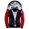 Men's Winter Fleece Hoodie Jacket - Warm Zipper Tracksuit Sweatshirt