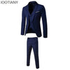 Slim Fit Business Casual Suit Vest Pants Three-piece Adult Men's Formal Wedding Party Groom Role Playing Costume