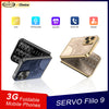 SERVO Flilo9 Foldable Phone 3G Cellular Network 2.6" Screen Speed Dial Blacklist FM Radio Dual SIM Flip Cellphone Type-C WCDMA