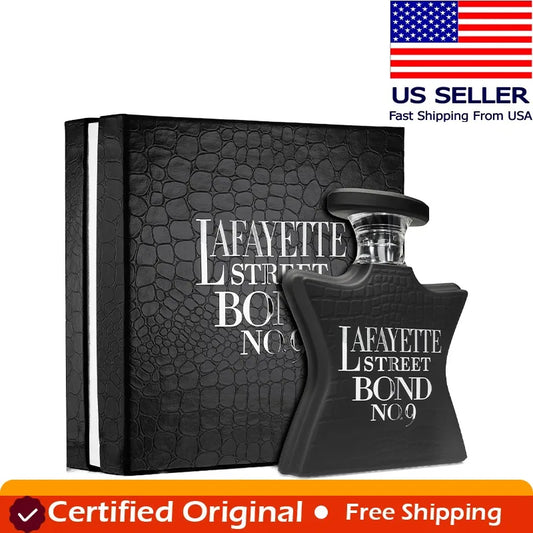 Bond No. 9 New York Lafayette Street Men's Eau De Parfum Amber Fougere, Woody, Earthy, Warm, Spicy 3.4oz