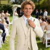 High-Quality Slim Fit Men's Suit Luxury Elegant Business Wedding Fashion Clothing