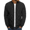 Winter New Men's Jacket Thickened Version Solid Color Baseball Collar Jacket