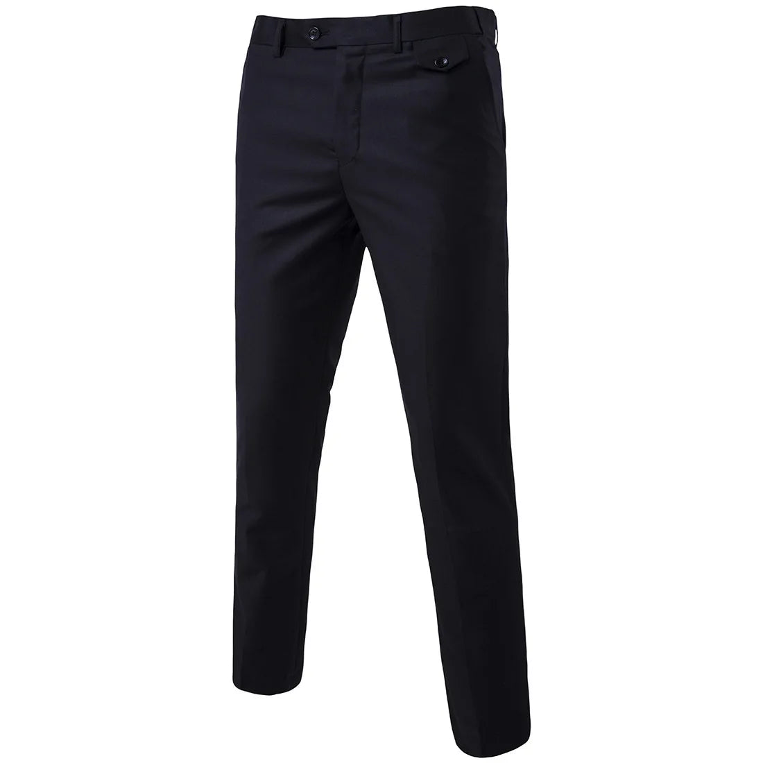 Men's Slim-Fit Suit Pants Business Casual Formal Trousers