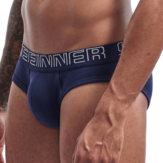 Men's Premium Cotton Briefs with U-Pouch Support
