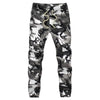 HANQIUCN Camouflage Pure Cotton Jogger Pants For Men - Comfortable Casual Trousers For Spring And Autumn