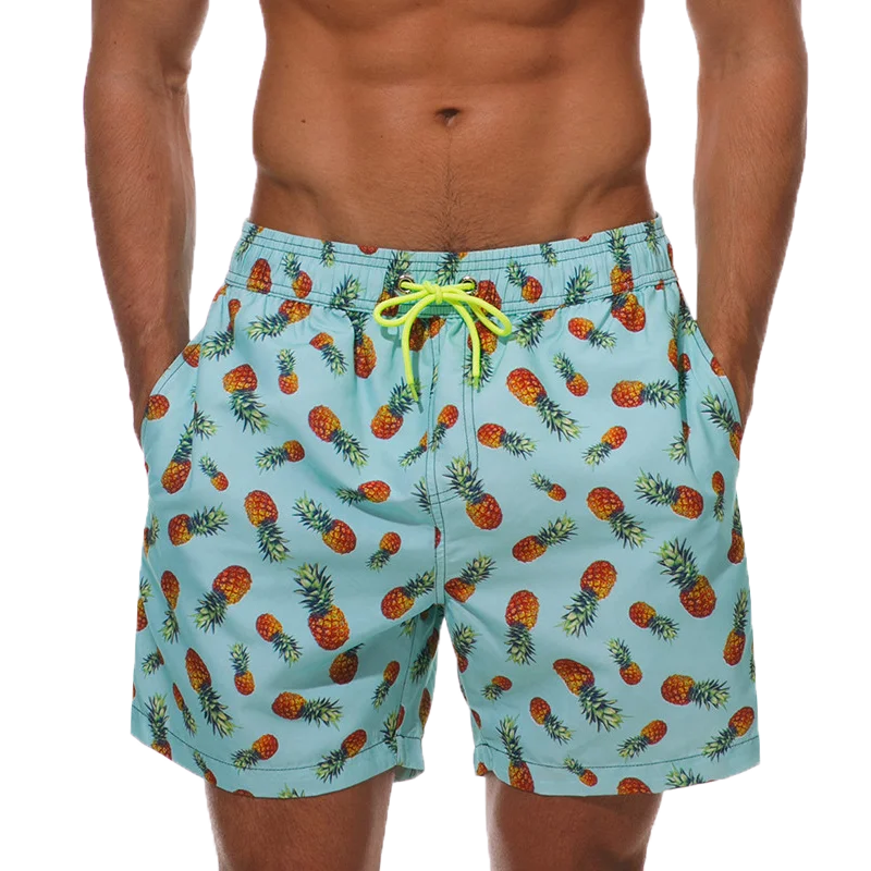Men's Quick-Dry Beach Shorts with Mesh Lining - Datifer Swimwear