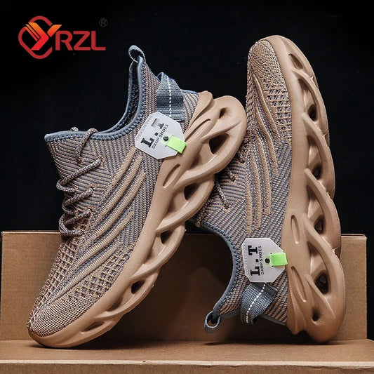 Men's Breathable Mesh Running Sneakers - Lightweight Athletic Shoes