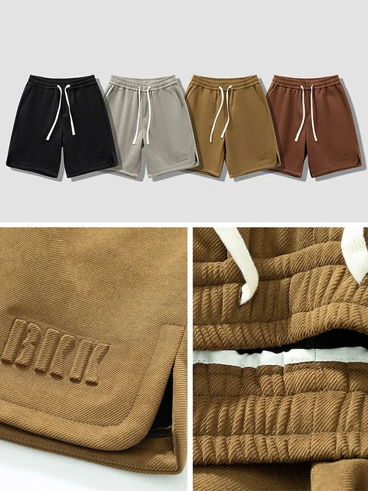 Men's Baggy Sweat Shorts - Drawstring Streetwear Casual Pants