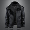 High-quality men's fashionable, cool and trendy European and American style casual winter new fur one-piece fleece jacket