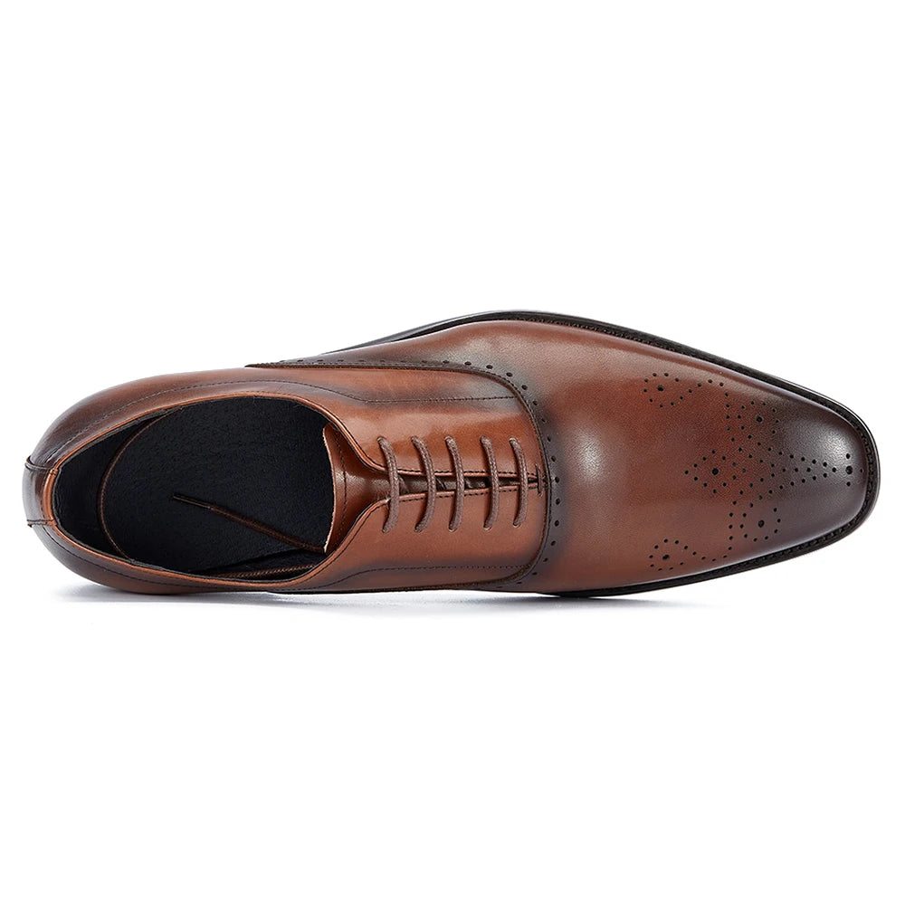 Hot Sale Classic Products Male Genuine Leather Oxford Shoes Wholesaler Formal Men Top Layer Cowhide Dress Shoe Erkek Ayakkab