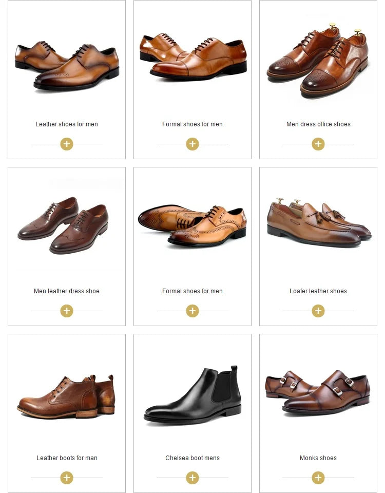 Cheap Price Black Brown High Quality Genuine Leather Waterproof Lace-Up Oxford Dress Shoes for Autumn Office & Career