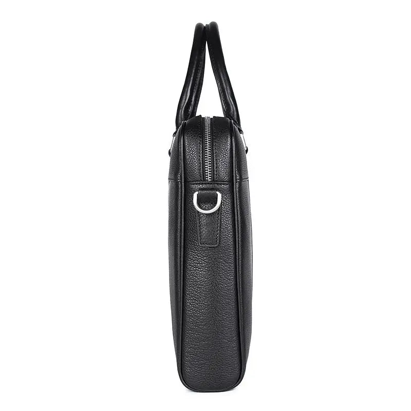 Brand New High Quality Leather Briefcase Lawyer Men Business Briefcase Laptop Bag with Inner Pocket Genuine Leather Handbag