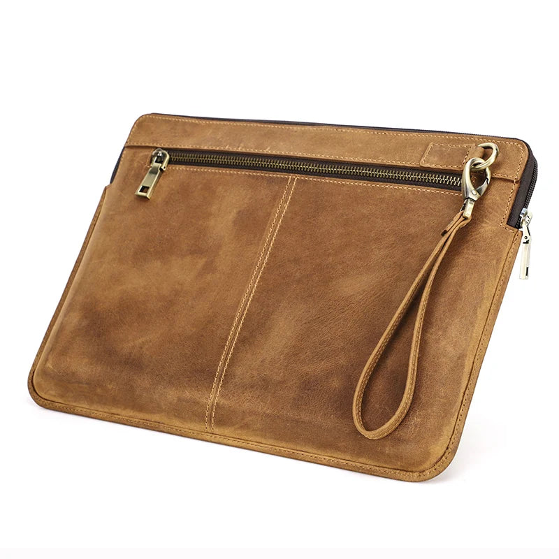 Genuine Leather Laptop Case Sleeve for Macbook Pro 14 A2442 Macbook Air 13 A2337 A2179 A2338 2020 M1 Chip Pro 13 Portable