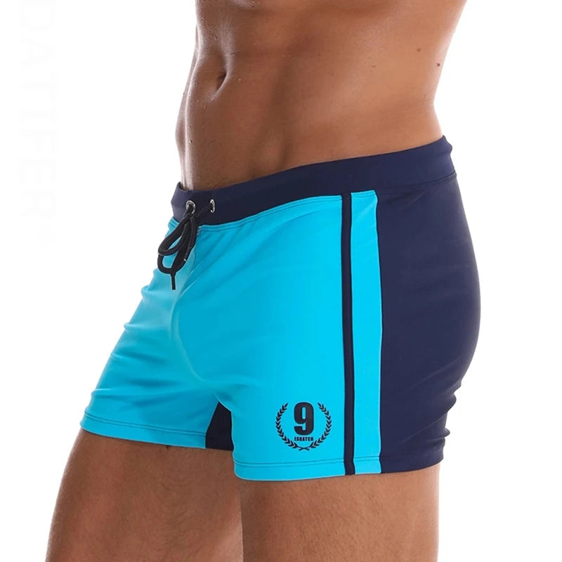 Men's Swim Trunks - Premium Boxer Style Swimsuit