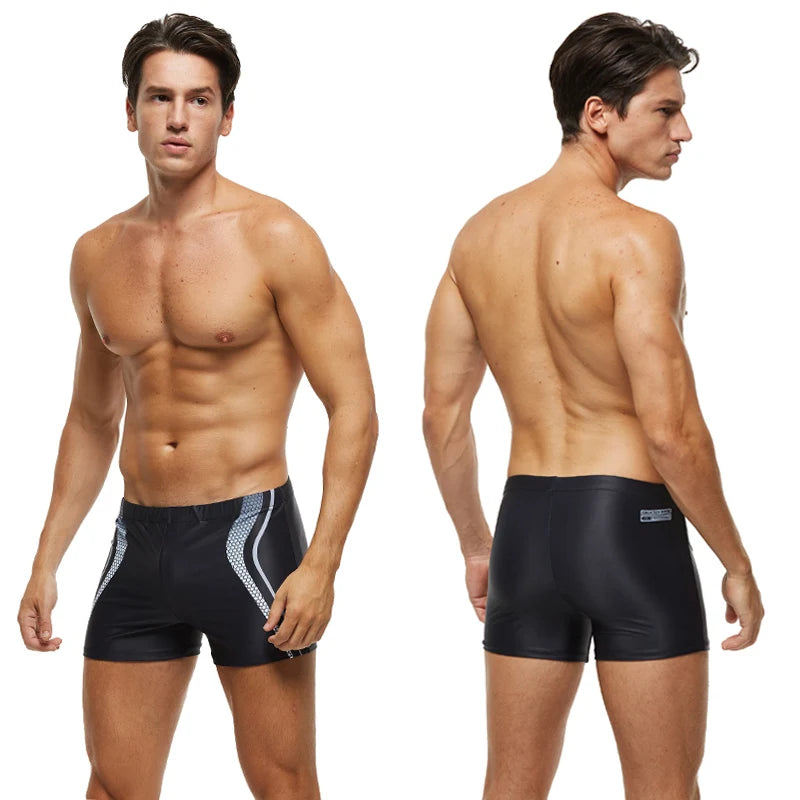 Men's Premium Floral Print Swim Trunks with Padding