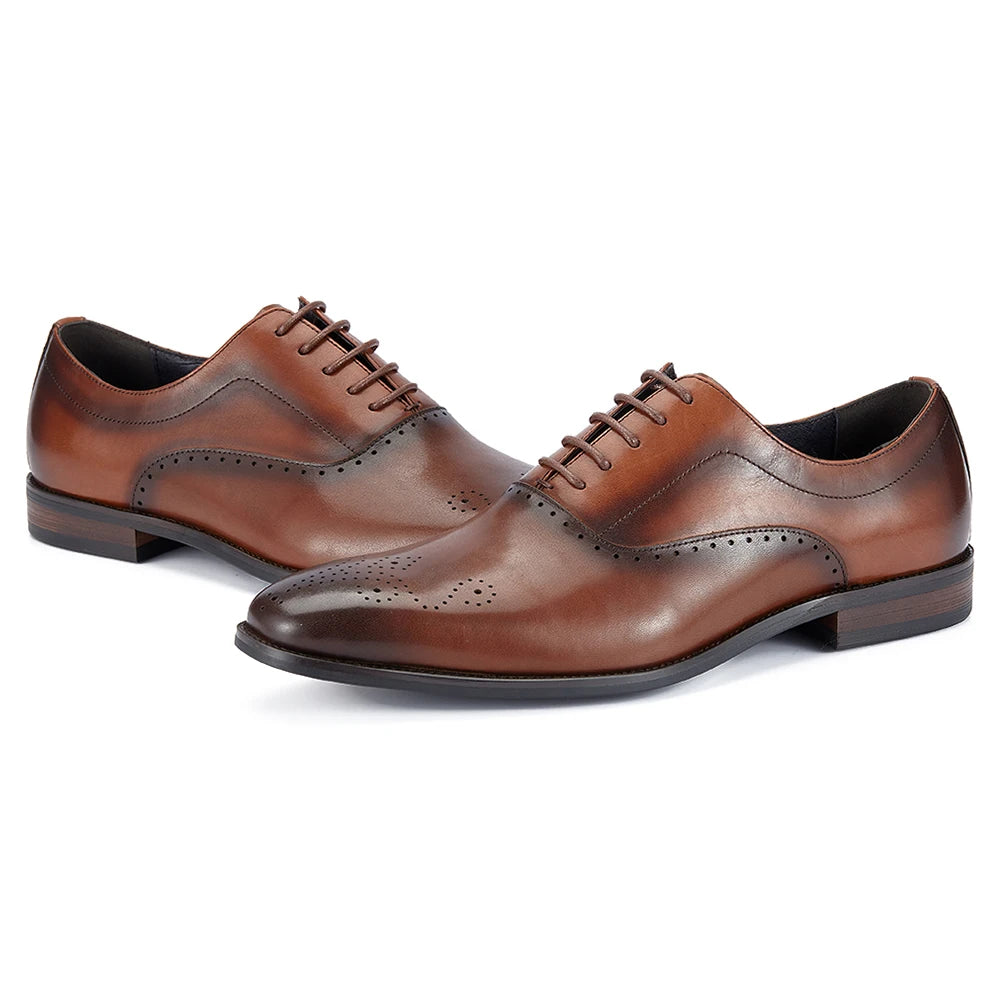 Hot Sale Classic Products Male Genuine Leather Oxford Shoes Wholesaler Formal Men Top Layer Cowhide Dress Shoe Erkek Ayakkab