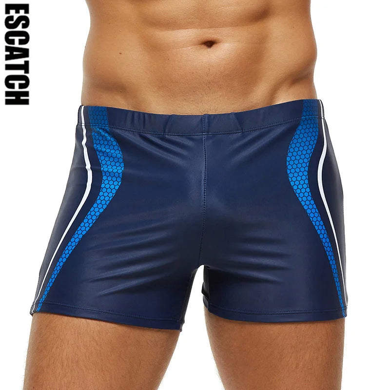 Men's Quick-Dry Swimming Trunks with Pad - ESCATCH EY-013