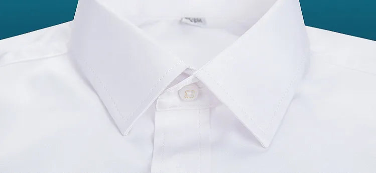 2026 New Men's Formal Dress Shirt,White Black Blue Long Sleeve Shirts, Business Slim Fit Camisa Male Chemise Red Purple