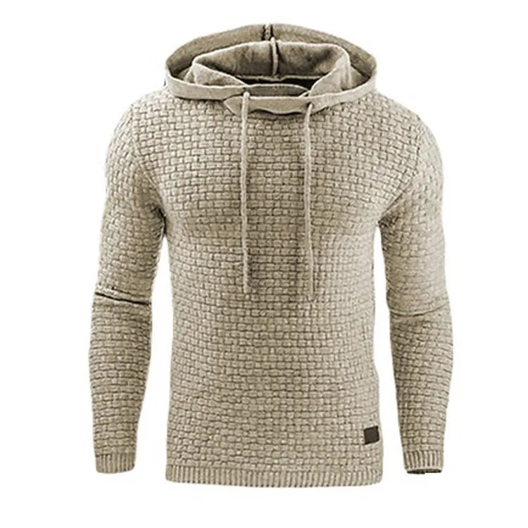 Men's Oversized Zip-Up Hoodie - Warm Casual Sweatshirt
