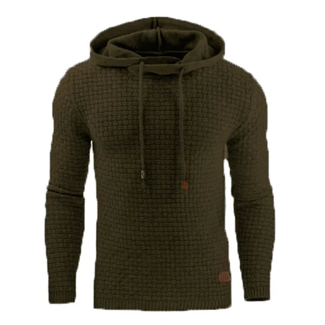 Men's Oversized Zip-Up Hoodie - Warm Casual Sweatshirt