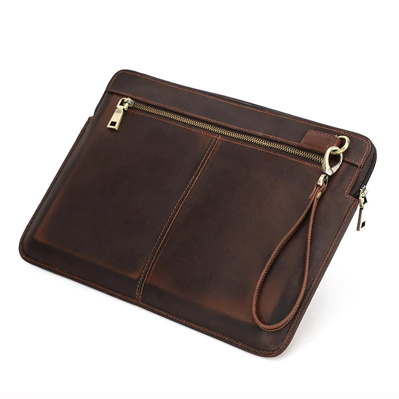 Genuine Leather Laptop Case Sleeve for Macbook Pro 14 A2442 Macbook Air 13 A2337 A2179 A2338 2020 M1 Chip Pro 13 Portable