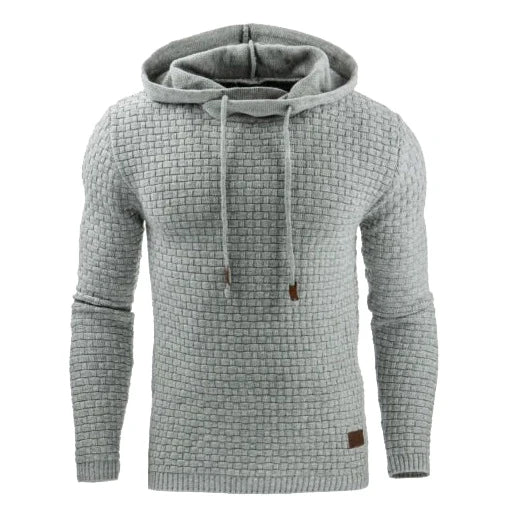 Men's Oversized Zip-Up Hoodie - Warm Casual Sweatshirt
