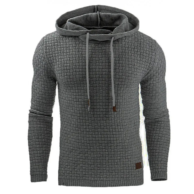 Men's Oversized Zip-Up Hoodie - Warm Casual Sweatshirt