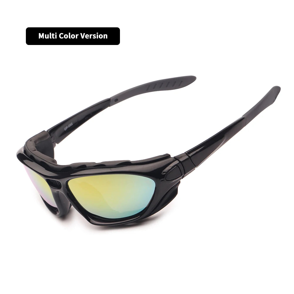 Motorcycle Goggles - Polarized Day/Night Set with Interchangeable Lenses