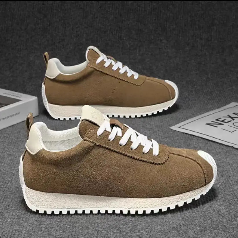 Men's Elegant Classic Italy Sneakers High Quality Mesh Lace-up Style Lightweight Walking Running Tennis Shoes