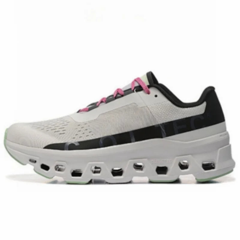 Designer Shoes on Cloudmonster Running Shoes Mens Womens Sneakers Black White Hiking Outdoor Trainers Sports Walking Style Shoes