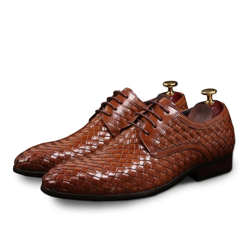 2024 New Arrival Products Original Quality Plus Size Fashionable Nice Italian Genuine Leather Men's Dress Shoes